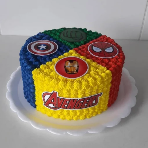 Iron Man Theme Cake | bakehoney.com