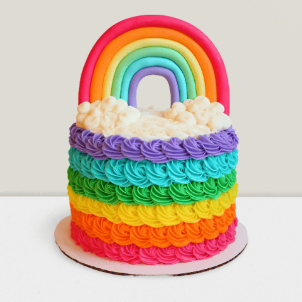 Rainbow marble cake recipe - Kidspot