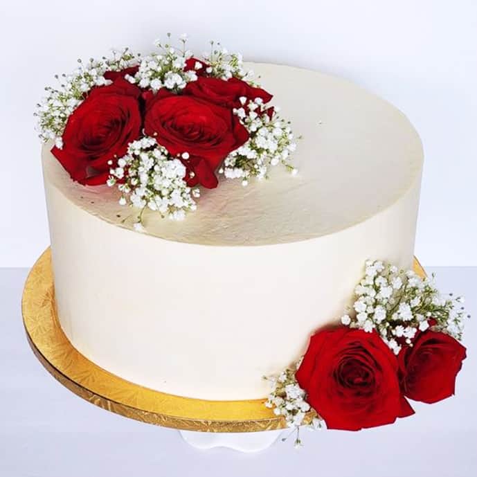 50Th Wedding Anniversary Cake - CakeCentral.com