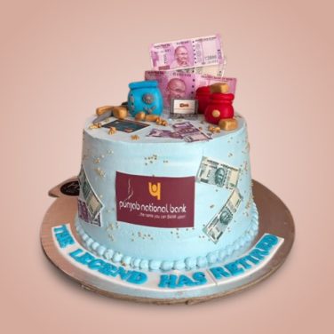 PNB Bank Employee Retirement Cake