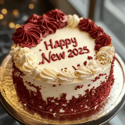 Midnight Celebration New Year Cake