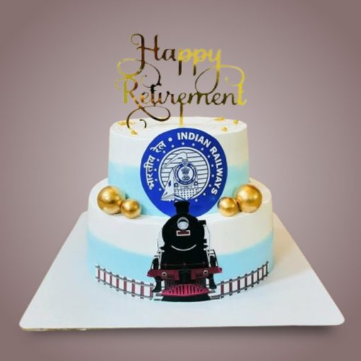 Railway Employee Retirement Cake