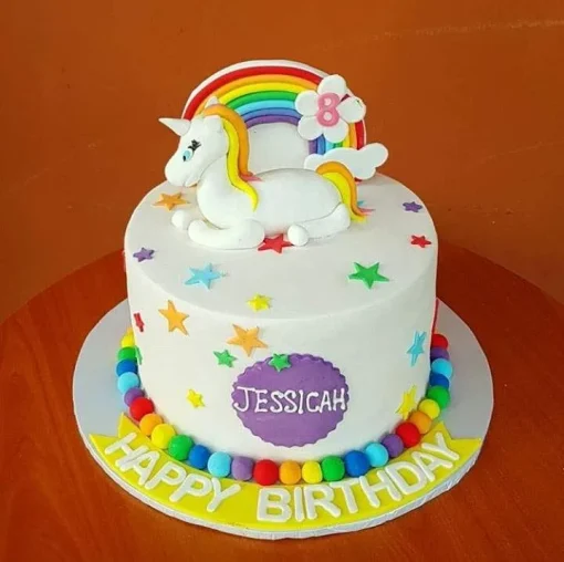 Simple Unicorn Cake